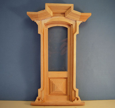 Bespaq Unfinished Miniature Victorian Door 1:12 scale