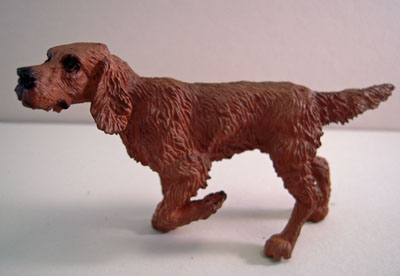 Pointing Irish Setter 1:12 scale