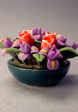 Bright deLights Tulips and Iris 1:12 scale