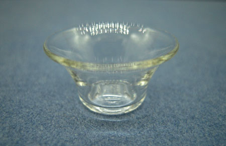 Clear Glass Salad Bowl 1:12 scale 