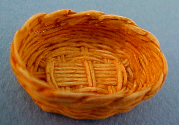 Small Oval Bread Basket 1:12 scale