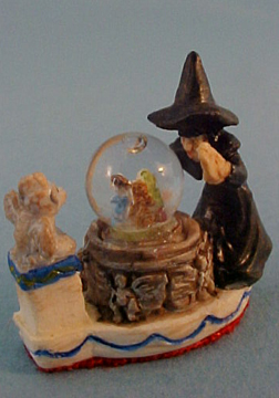 Falcon Witch Water Globe 1:12 scale