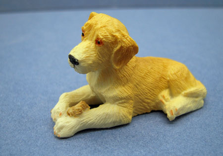 Dollhouse Miniature Dog Puppy Pet 1:12 one inch scale PUP101 Dollys Gallery F73 