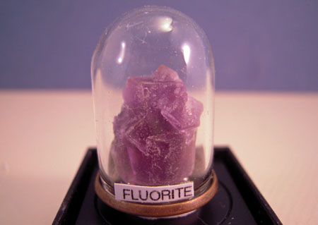 Artistic Florals Purple Flourite Crystal Stone 1:12 scale 