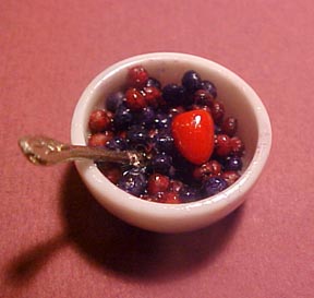 Bowl Of Berries 1:12 scale