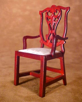 Townsquare Chippendale Arm Chair 1:12 scale