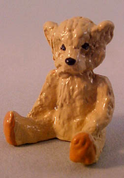 Tan Resin Teddy Bear 1:12 scale