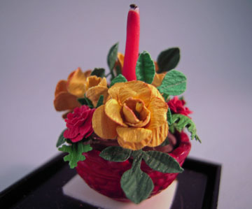 The Dollhouse Florist Handcrafted Autumn Flowers 1:12 scale