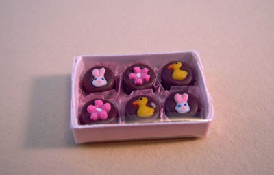 Lola Originals Handcrafted Boxed Easter Chocolates 1:12 scale