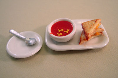 Tomato Soup Set 1:12 scale