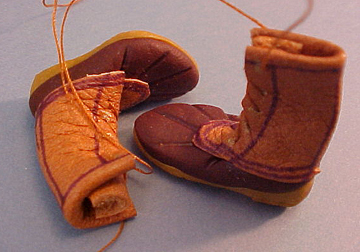 Maine Hunting Boots 1:12 scale