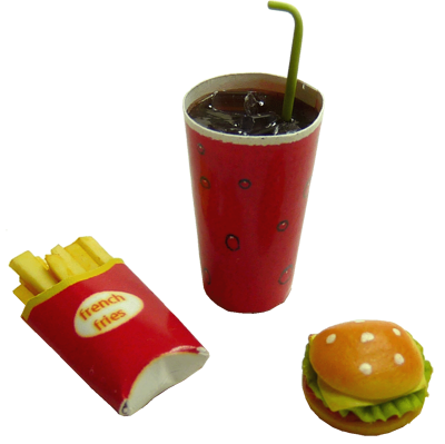 Bright deLights Burger, Fries and Cola 1:12 scale