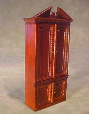 Bespaq Walnut Gallery Center Case 1:24 scale