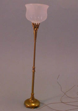 Jim Pounder Pink Poppy Floor Lamp 1:12 scale