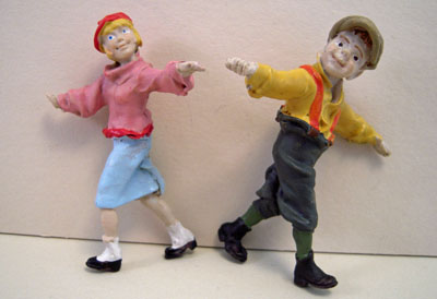 Just Plain Folk Poly-Resin Children At Play 1:24 scale