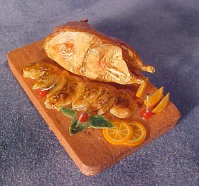 Sliced Duck On A Board 1:12 scale