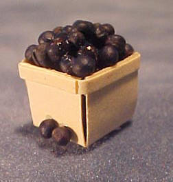 Box Of Blue Berries 1:12 scale