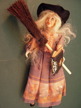 Loretta Kasza Handcrafted Tess The Witch 1:12 scale