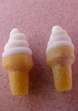 Vanilla Softy Cones 1:12 scale