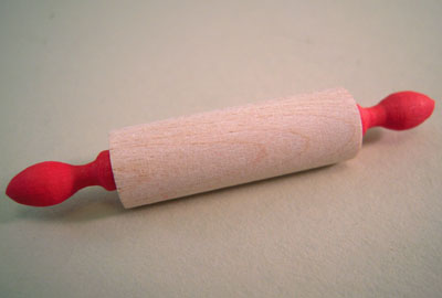 Wooden Rolling Pin 1:12 scale