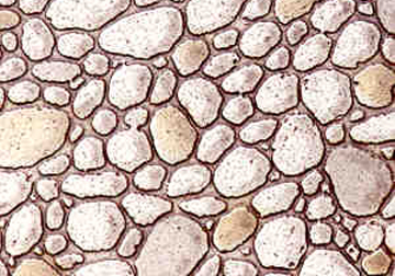 Sandstone Pebbles Styrene Sheet 1:12 scale
