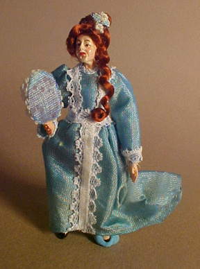 Falcon Marcia Backstrom Lady In Green Doll 1:24 scale