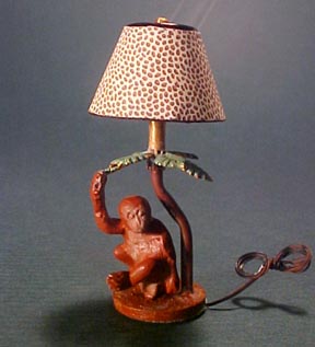 Monkey Table Lamp 1:12 scale