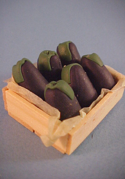 Case Of Egg Plant 1:12 scale
