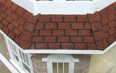 Alessio Miniatures Red Square Asphalt Shingles 1:12 scale