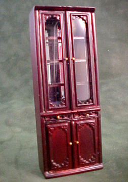 Bespaq Mahogany Emporium Double Display Case 1:24 scale