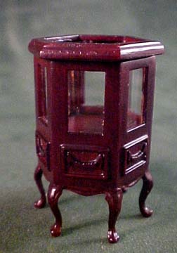 Bespaq Mahogany Emporium 6 Sided Showcase 1:24 scale