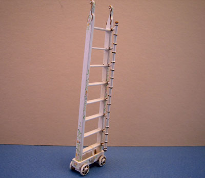Bespaq Miniature Hand Painted Emporium Ladder 1:24 scale