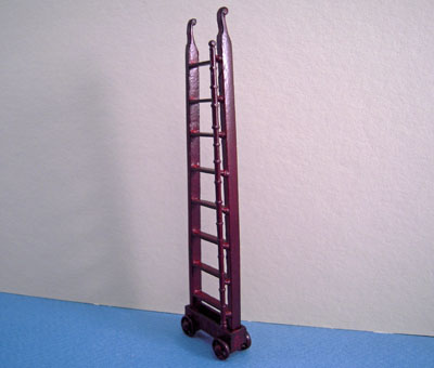 Bespaq Miniature Mahogany Emporium Ladder 1:24 scale