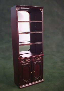 Bespaq Mahogany Emporium Open Display Case 1:24 scale