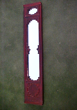 Bespaq Mahogany Emporium Tall Wall Mirror 1:24 scale