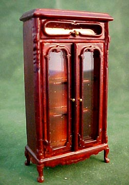 Bespaq Mahogany Haverson Vitrine Display 1:24 scale