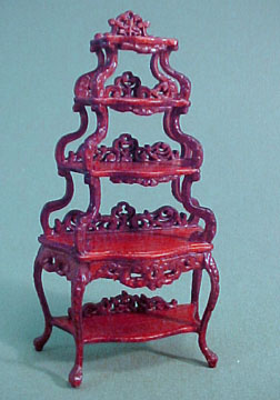 Bespaq Mahogany Locust Hill Etagere 1:24 scale