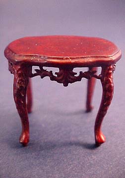 Bespaq Mahogany Mederian End Table 1:24 scale