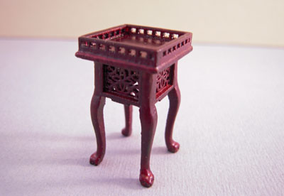 Bespaq Mahogany Washington Side Table 1:24 scale