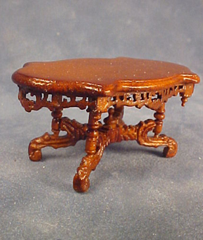 Bespaq Walnut Roosevelt Coffee Table 1:24 scale