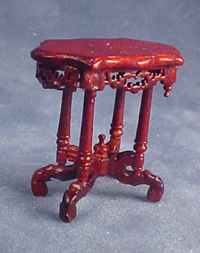 Bespaq Mahogany Roosevelt End Table 1:24 scale