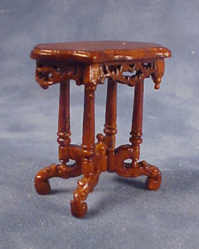 Bespaq Walnut Roosevelt End Table 1:24 scale