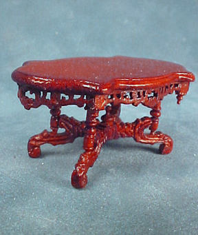 Bespaq Mahogany Roosevelt Coffee Table 1:24 scale