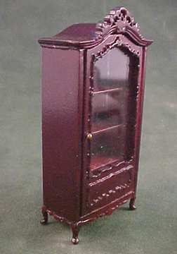 Bespaq Mahogany Benoit Display Cabinet 1:24 scale