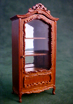 Bespaq Walnut Benoit Display Cabinet 1:24 scale