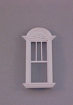 Majestic Mansions Miniature Newport Decorated Single Window 1:12 scale