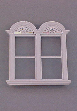 Majestic Mansions Newport Plain Double Window 1:24 scale