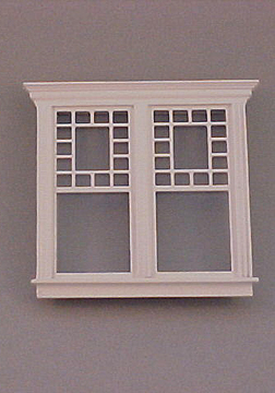 Majestic Mansions Atherton Decorated Double Window 1:24 scale