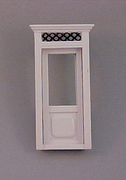 Majestic Mansions White Westfield Exterior Door 1:24 scale