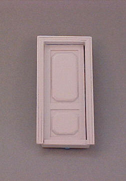 Majestic Mansions White Westfield Interior Door 1:24 scale